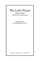The Lord's Prayer TTBB choral sheet music cover